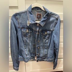 Distressed Denim Jacket